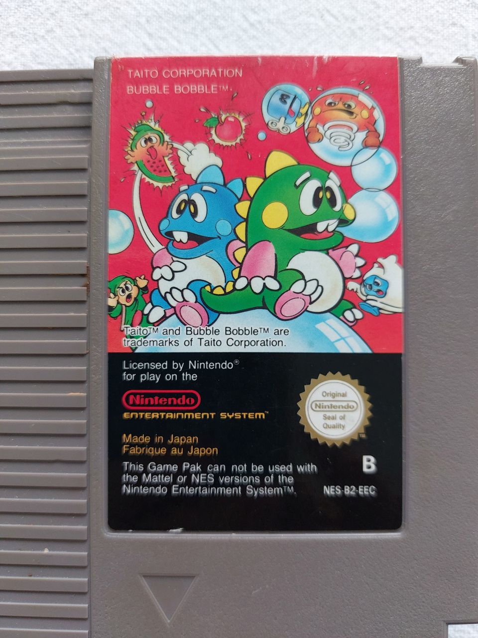 Nintendo peli Bubble Bobble (8-bit)