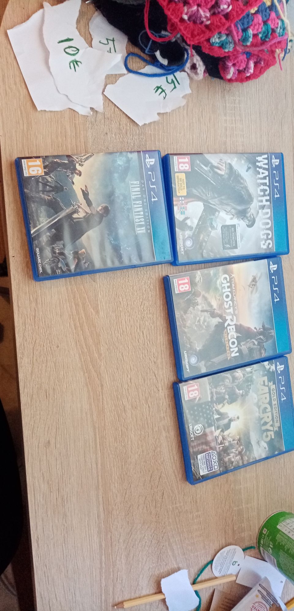 PS 4 PELEJÄ 4 KPL