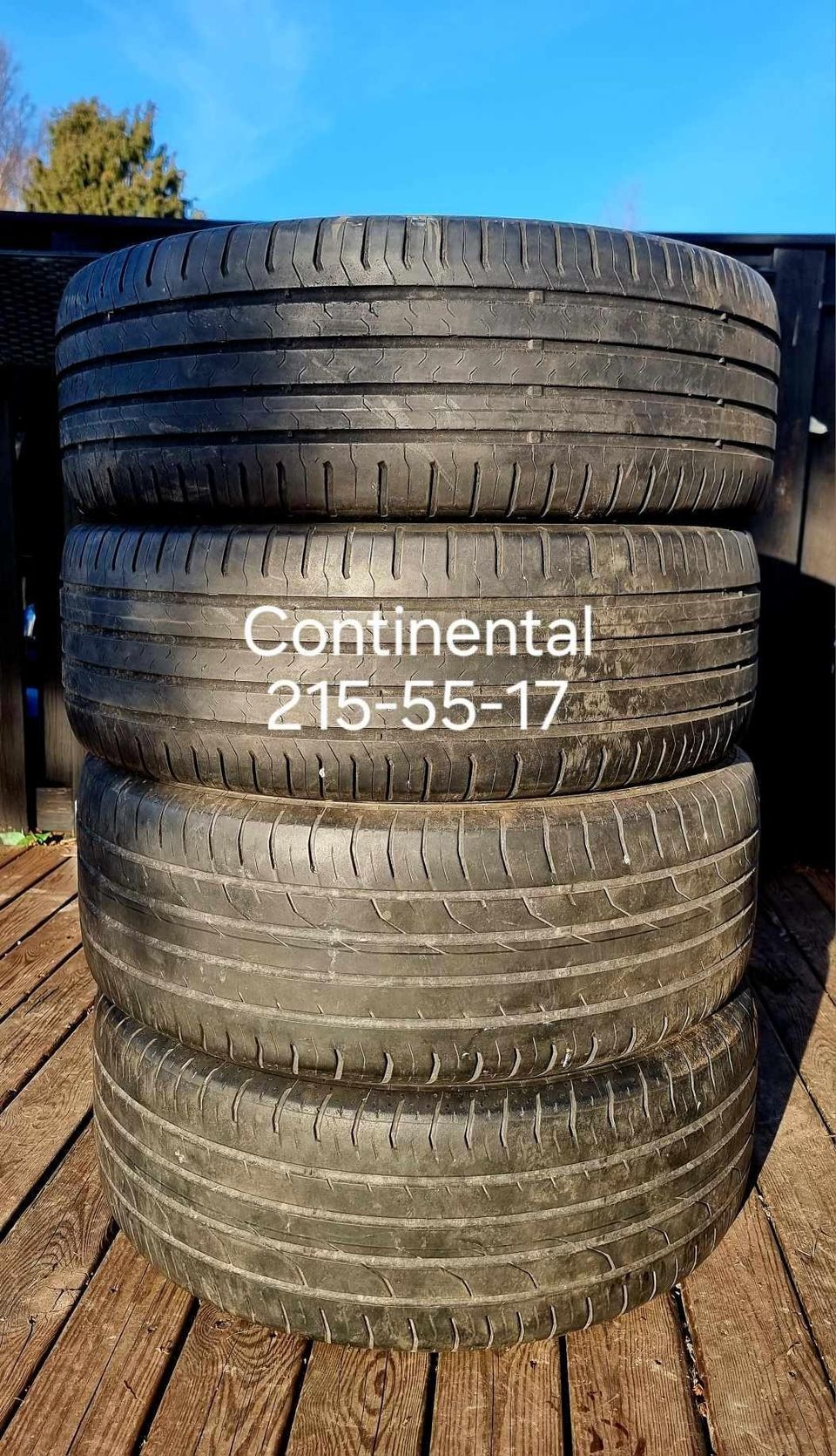 Continental 215-55-17 kesärenkaat