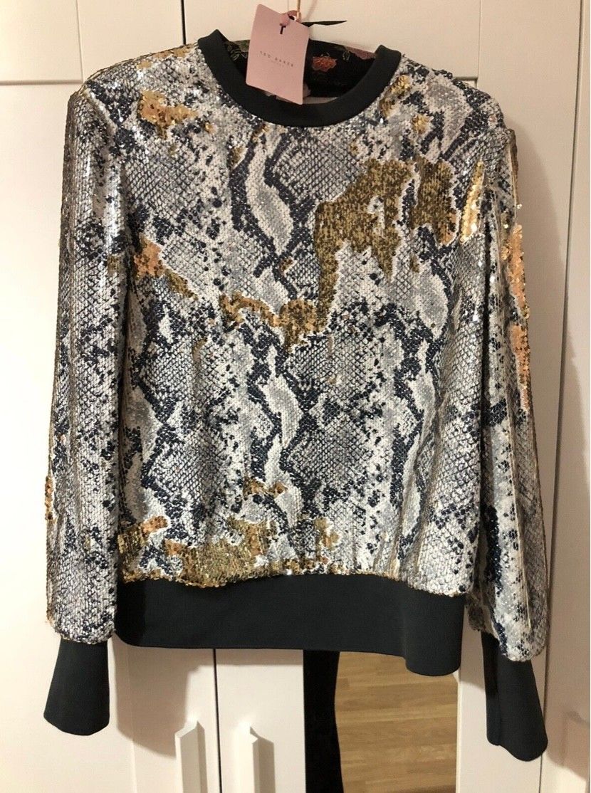 Ted Baker Millay Snake Sequin paita