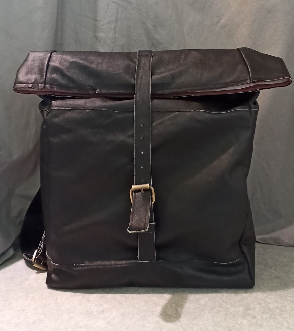 Vintage nahkainen reppu, Vintage leather backpack