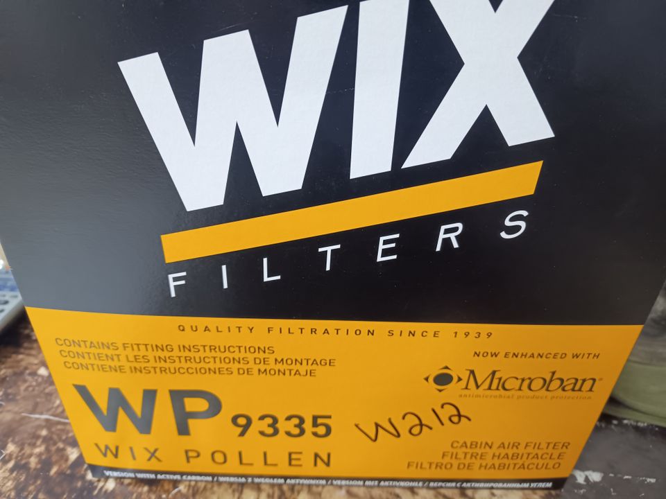 Wix filters wp9335 raitisilmansuodatin