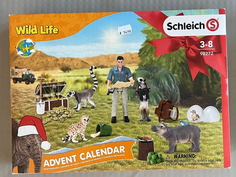 Schleich joulukalenteri Wild Life