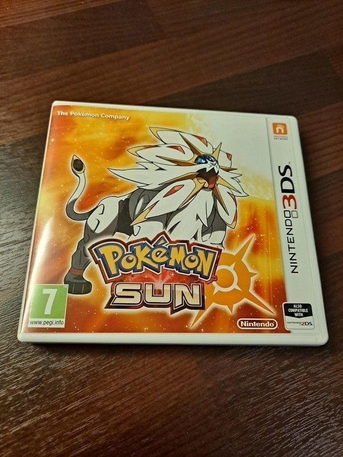 Pokemon Sun Nintendo 3DS-peli (hinta sis.postikulut)