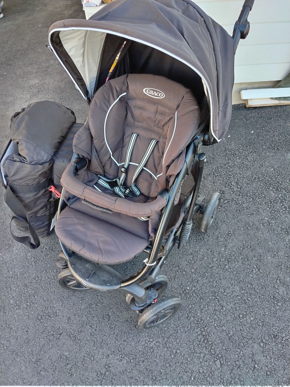 Graco matkarattaat + vauvankoppa