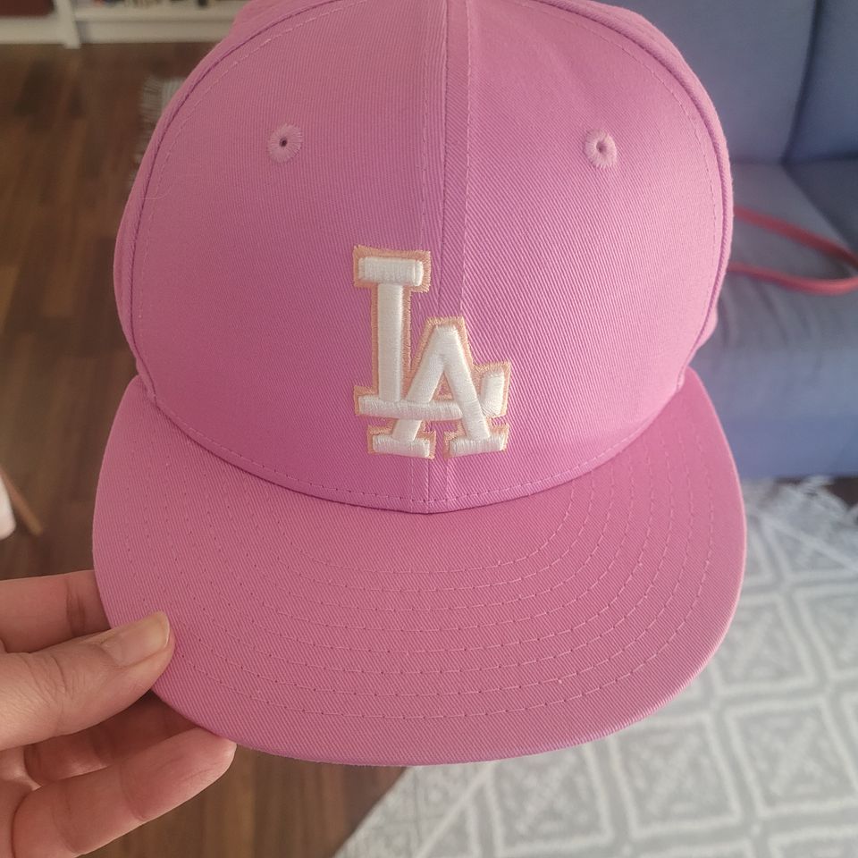 LA Dodgers snapback lippis pinkki M/L