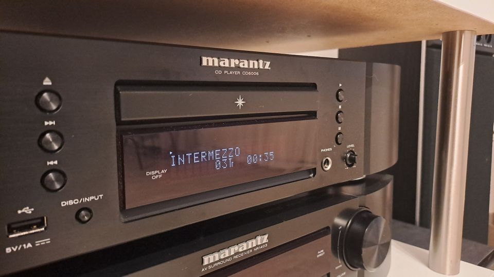 Hyväkuntoinen Marantz CD6006 cd soitin.