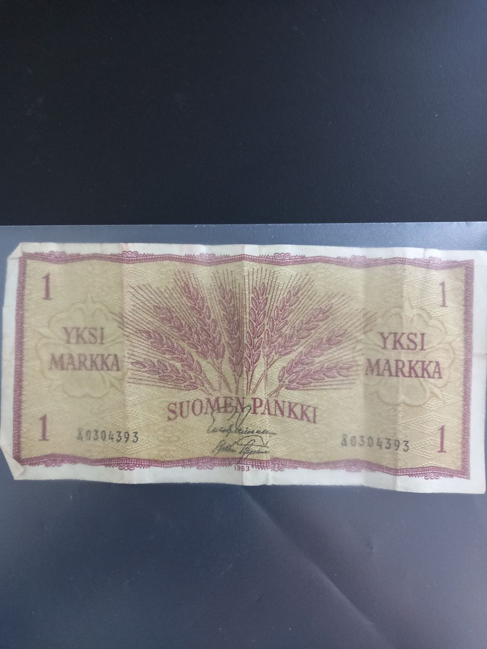 1 markan seteli 1963