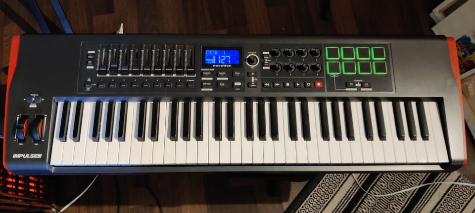 Novation Impulse 61 kosketimet