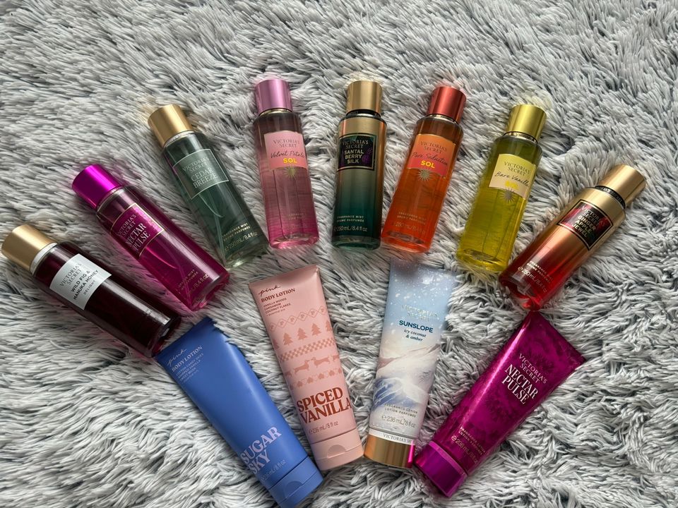 Vs body mists and lotions