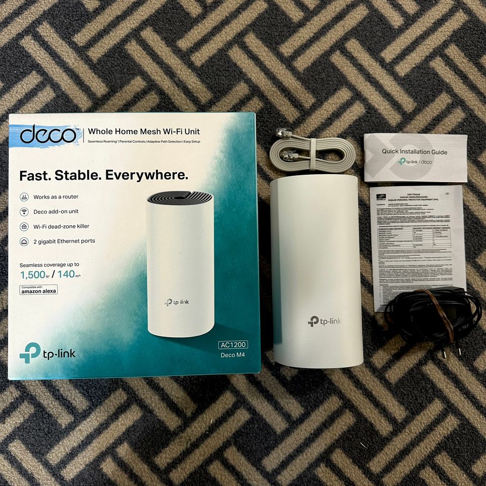 TP-LINK Deco M4 WiFi -Mesh-reititin (UUSI)