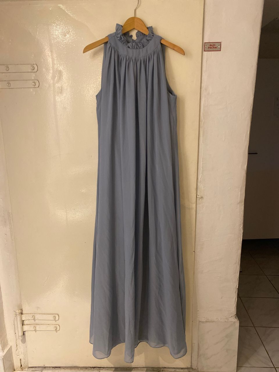 Upea siniharmaa mekko koko S/ 36