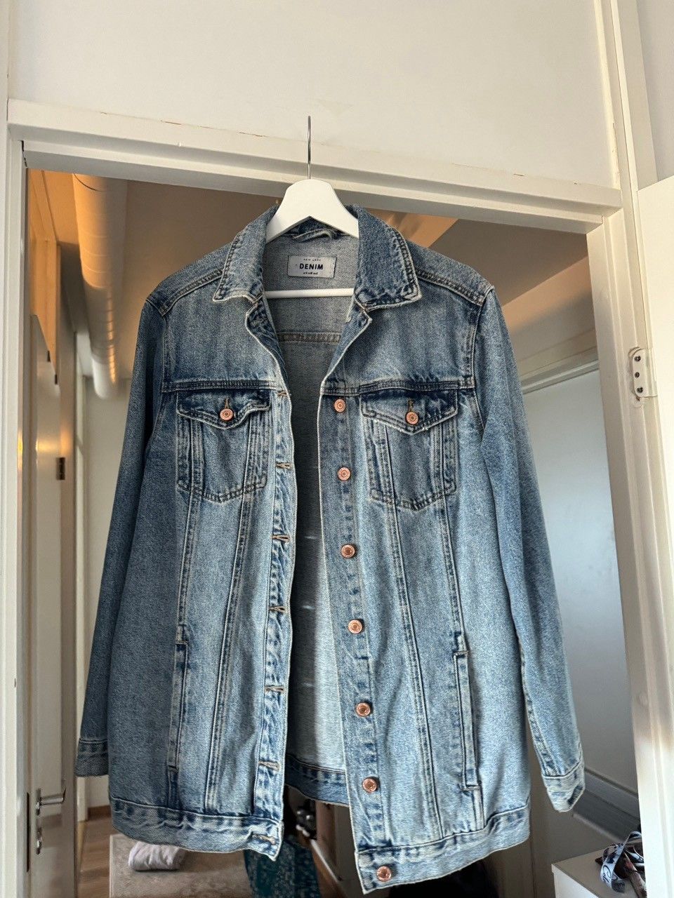 Denim farkkutakki