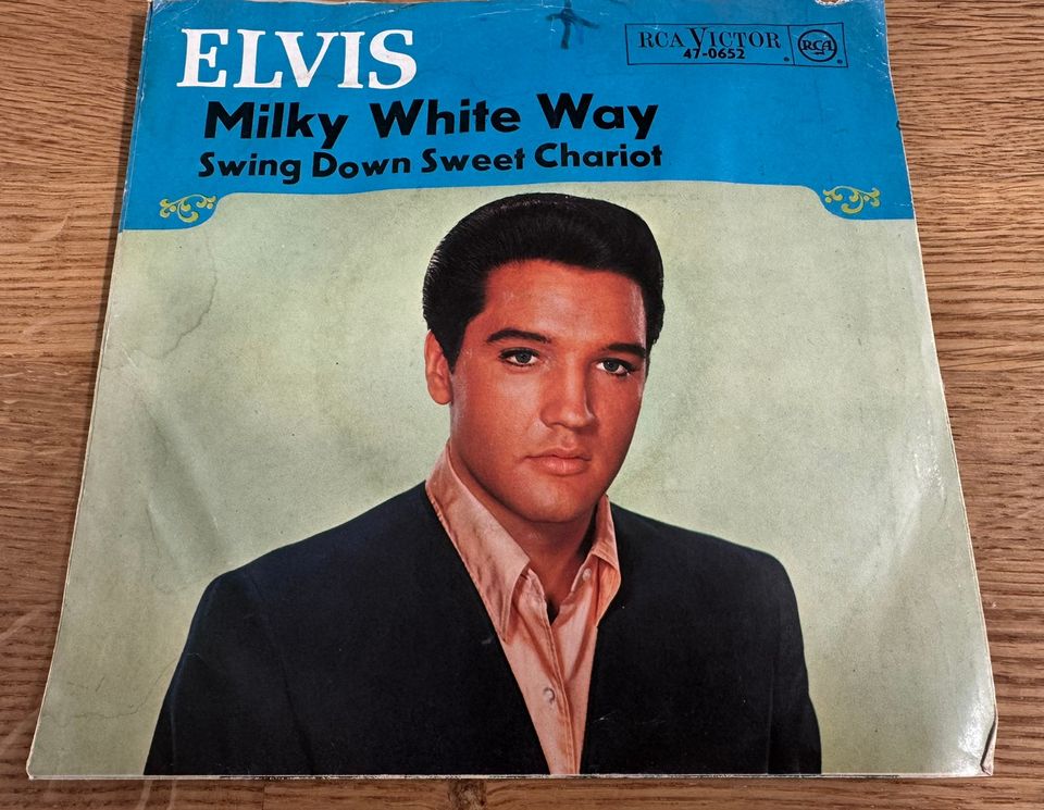 Elvis Presley -  single, Milky White Way, Vinyl, 7", 45 RPM