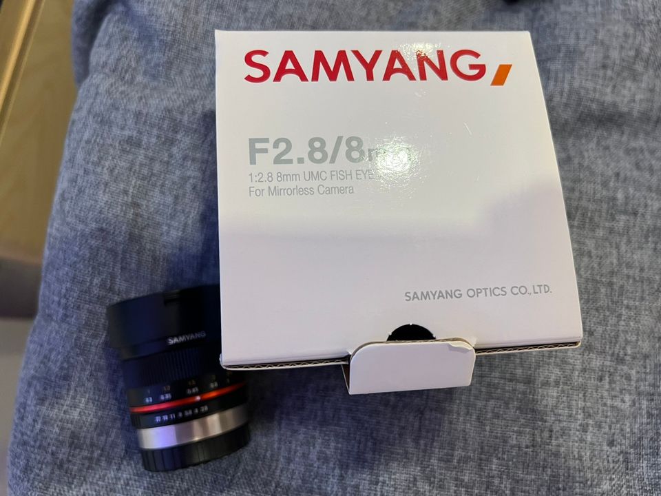 Samyang F2.8/8mm UMC Fish Eye -objektiivi (Fujifilm X -järjestelmä)