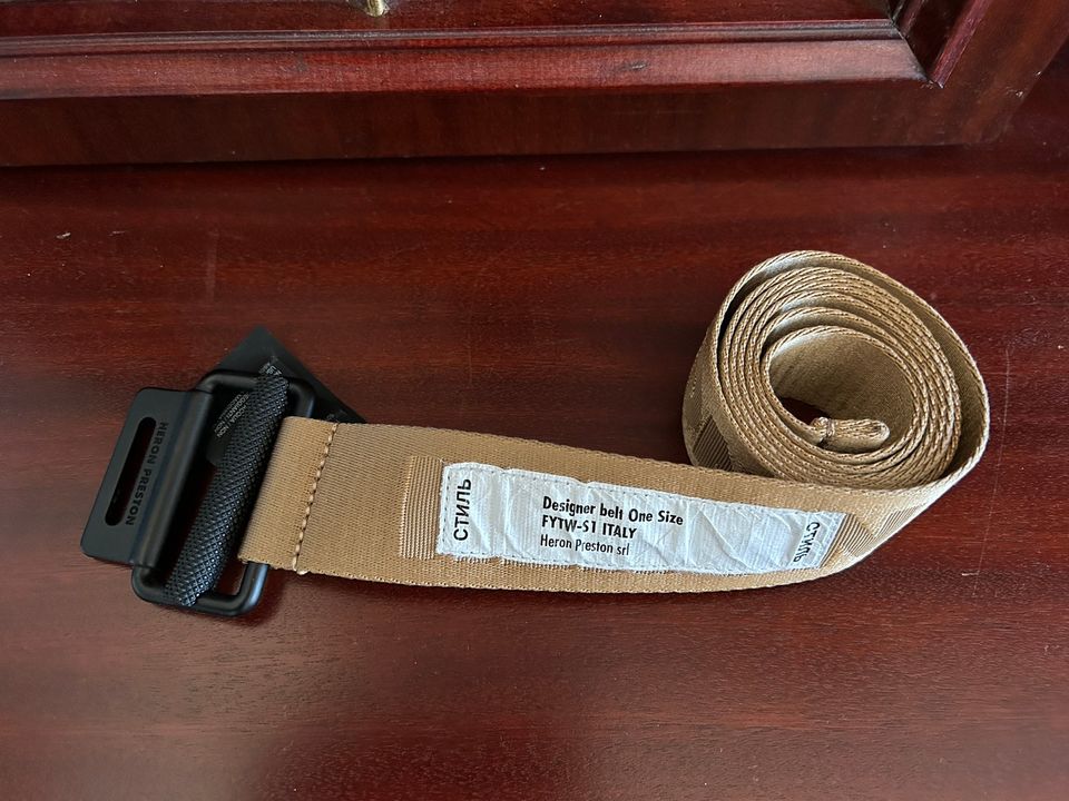 Heron Preston Tape Belt