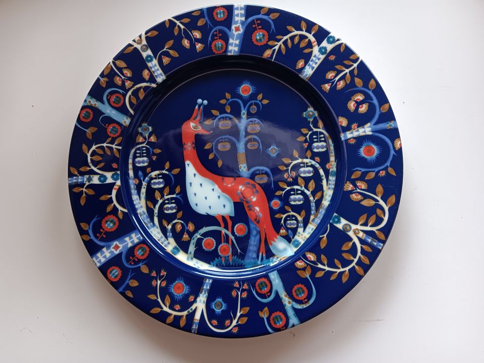 Taika-lautanen, sininen koko 22 cm, 3 kpl
