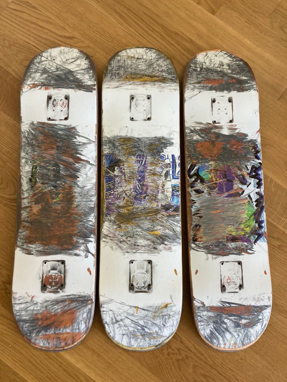 Polar skateboards dekki x 3