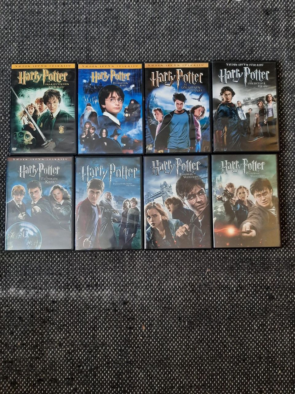Harry Potter DVD:t (kaikki)