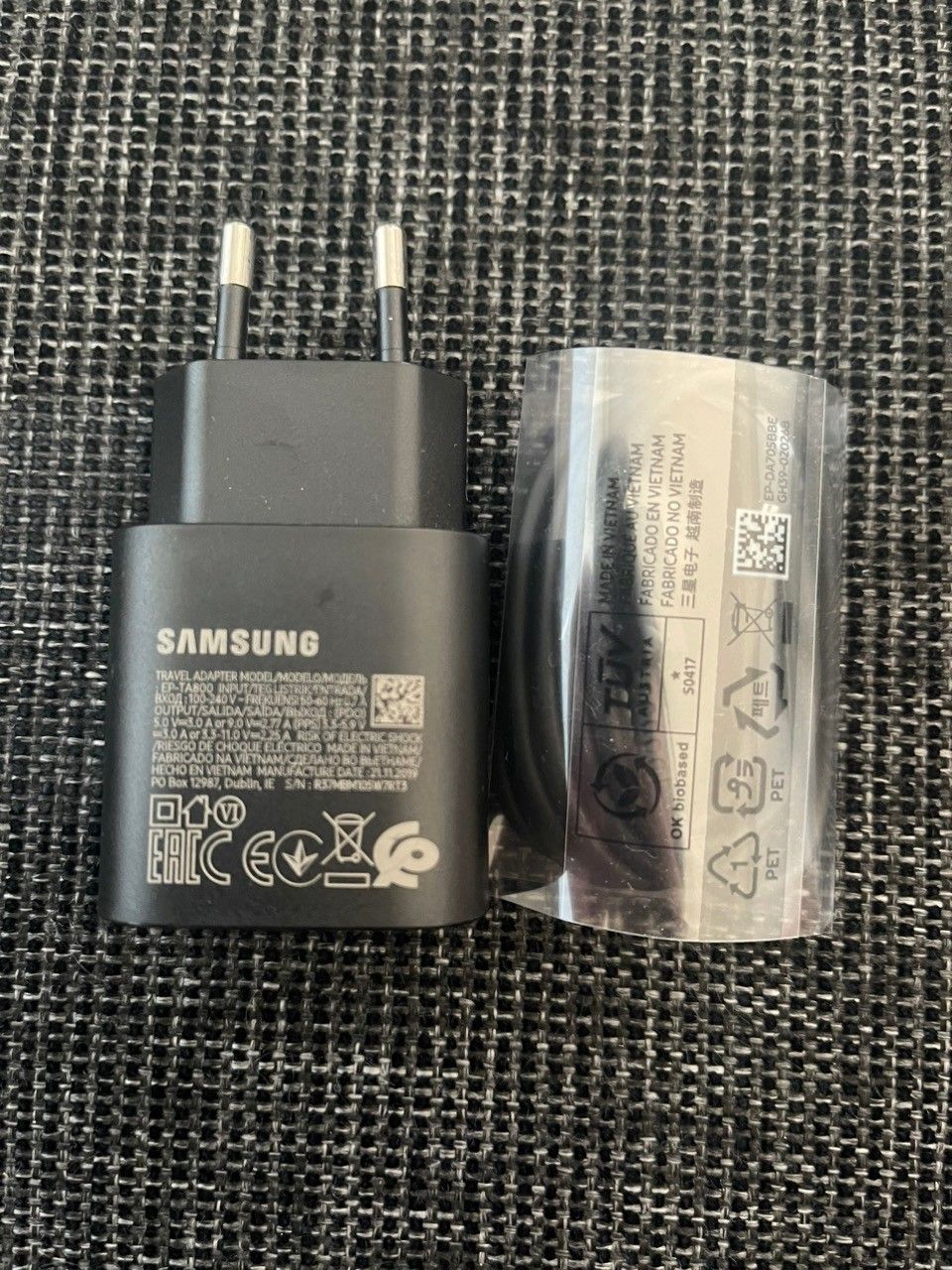 Samsung USB C Laturi ja Kaapeli