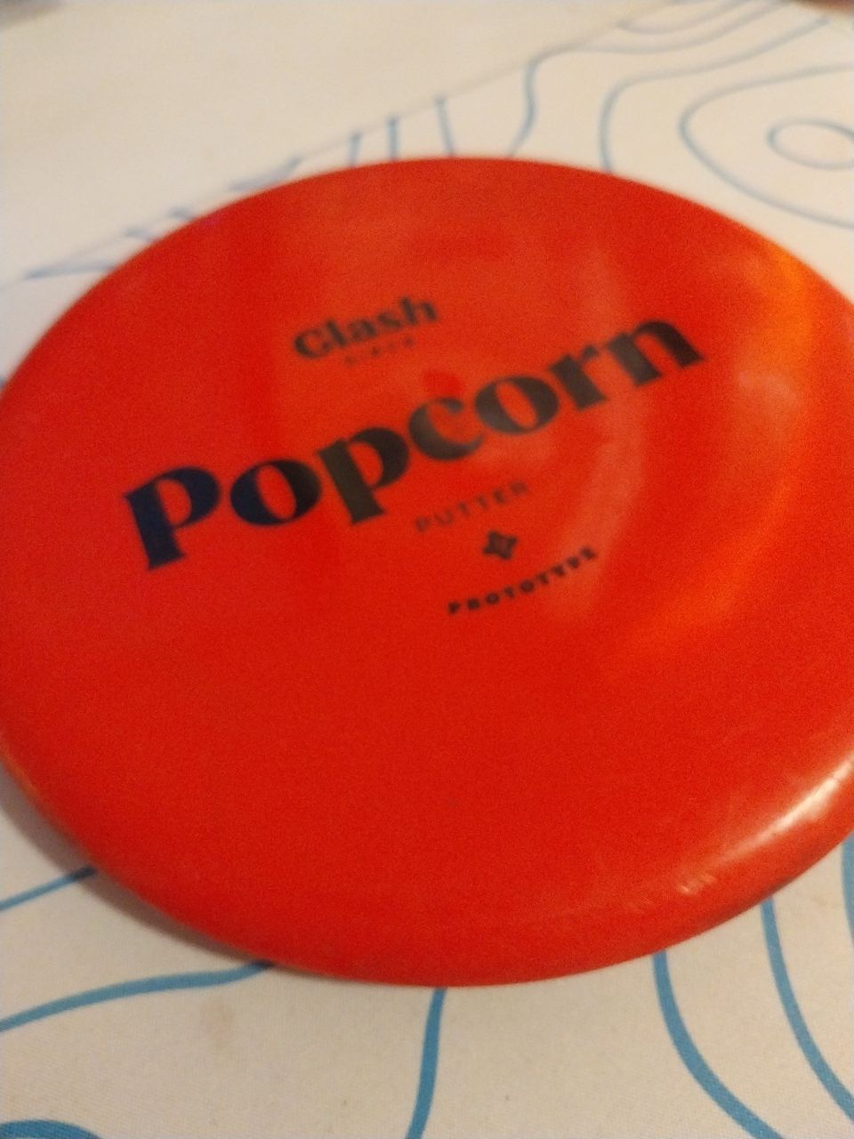 Clash discs prototype popcorn frisbeegolfkiekko