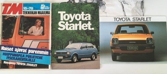 Toyota Starlet esitteitä
