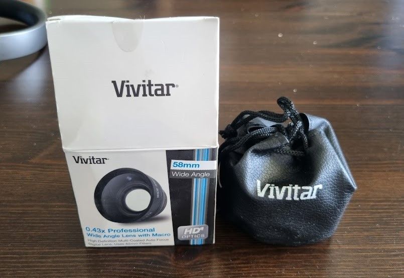 Vivitar 0.43x Professional Wide Angle Lens with Macro