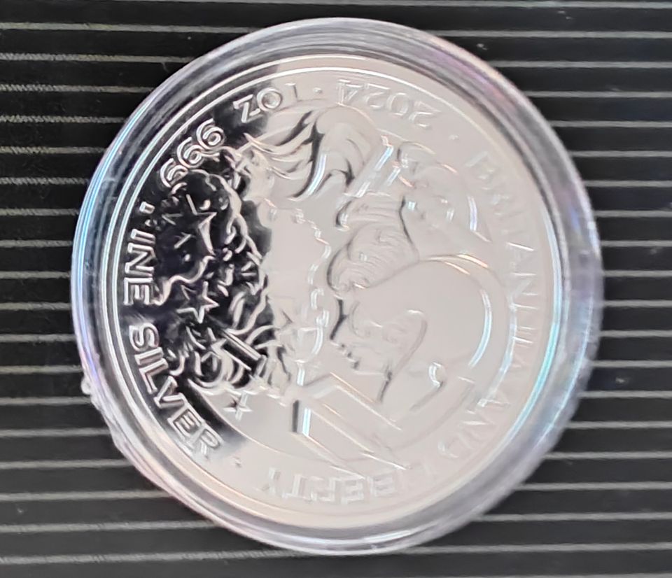 2023 1oz 5000 CFA Chad Goddess Europa Silver Coin BU