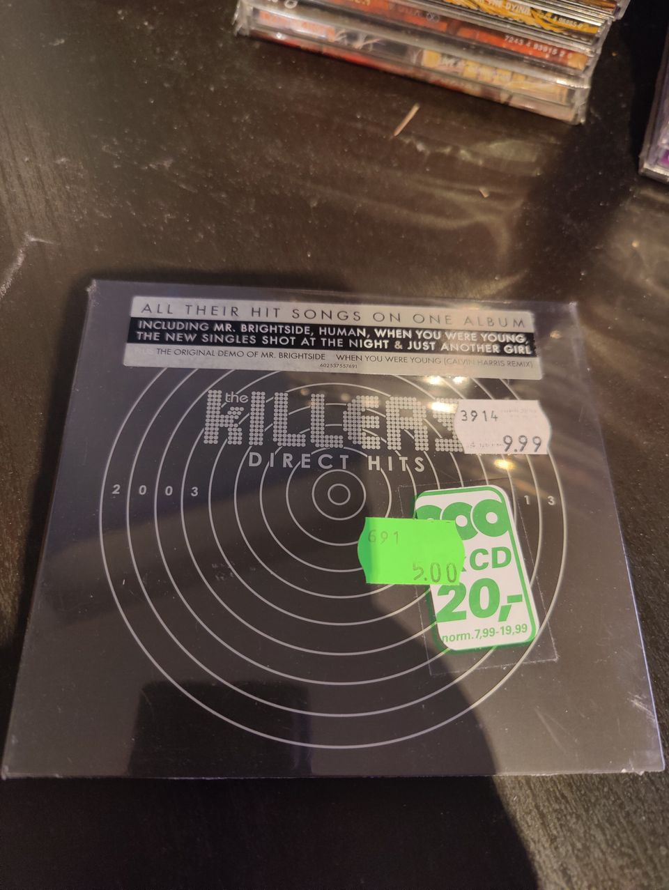 Killers Direct Hits digipack CD Mint