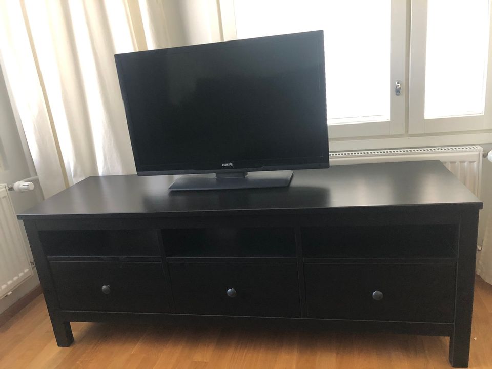 Ikea Hemnes tv-taso, mustanruskea 149x47x57 cm
