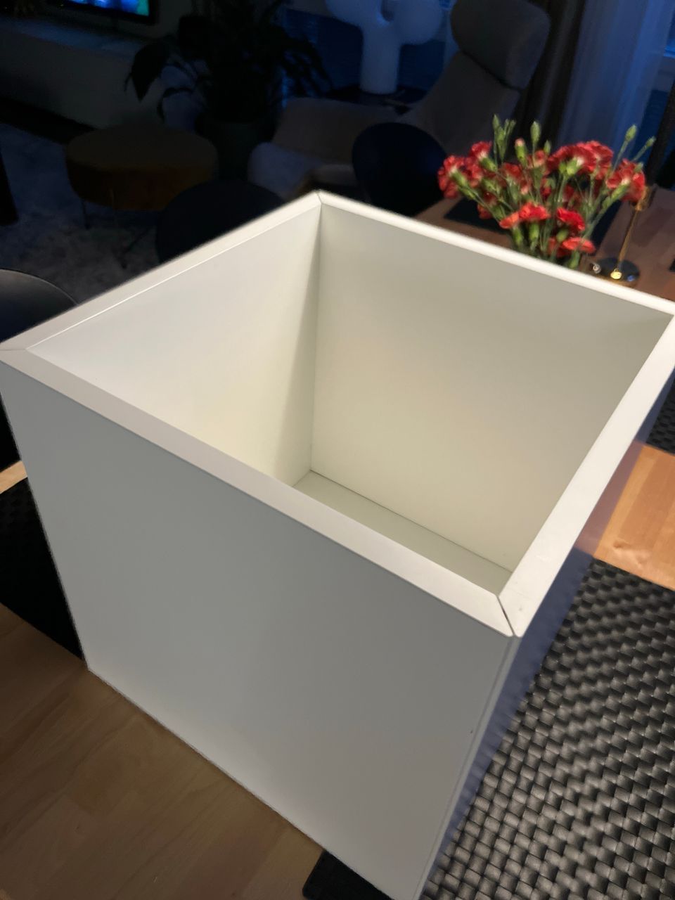 Ikea eket valkoinen säilytyslaatikko 1 kpl.