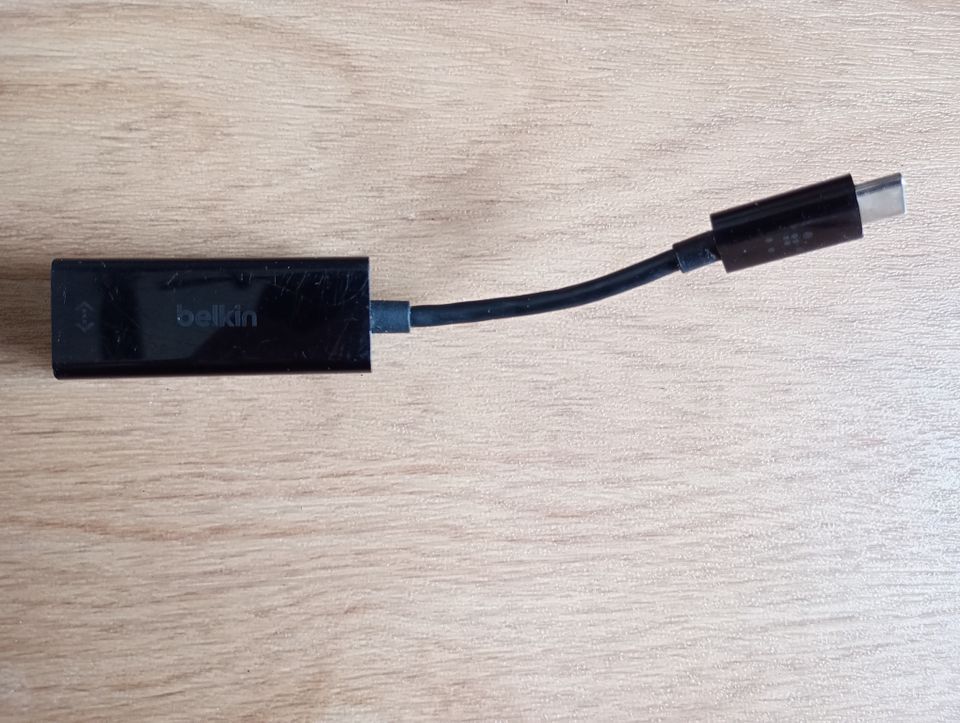 Belkin USB-C ethernet adapter