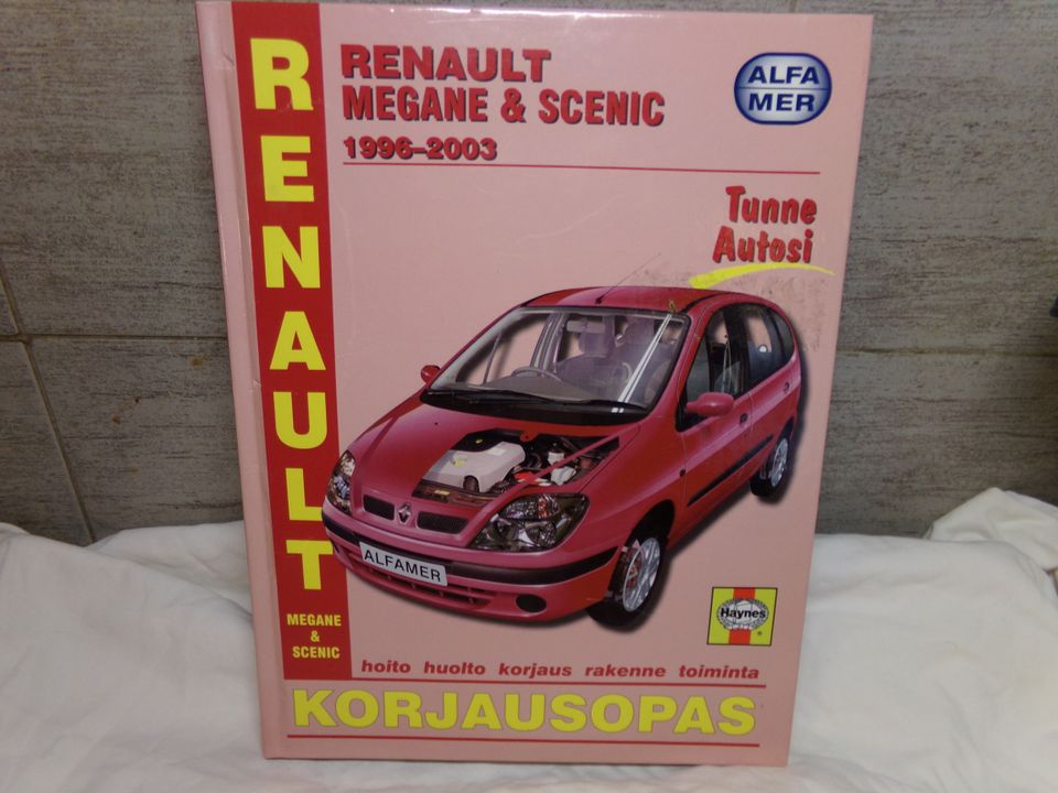 Renault Megane & Scenic 1996-2003 korjausopas suomenkielinen