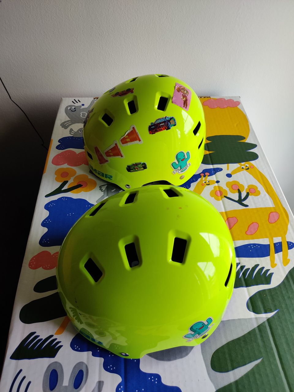 2kpl Limar BMX-kypärä 306 50-54 cm Yellow Cactus