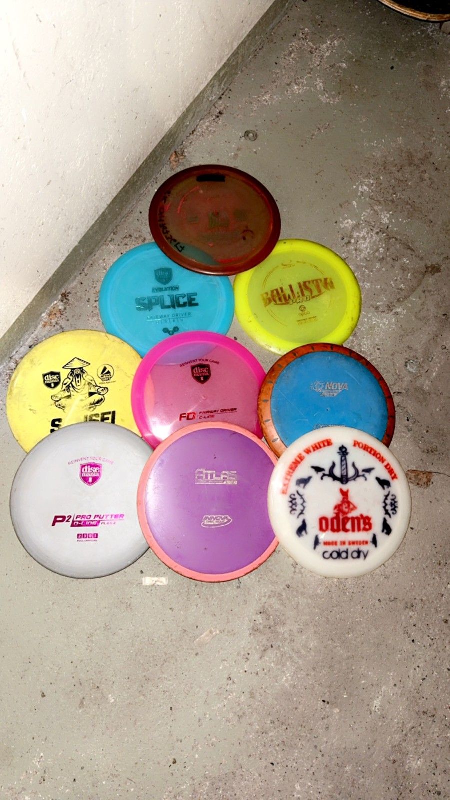 Mainio frisbeegolf setti