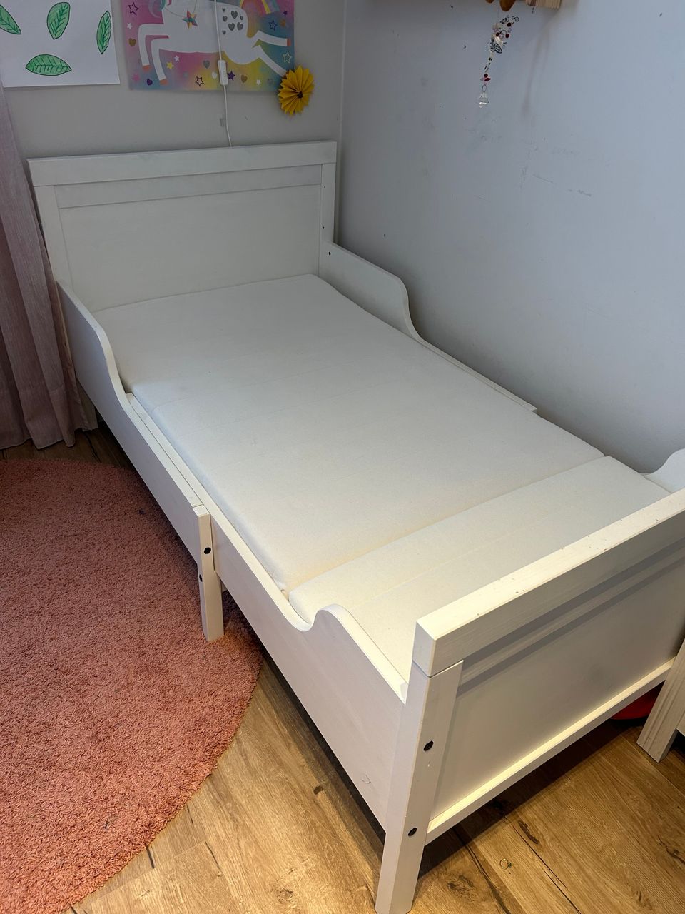 Ikea Sundvik jatkettava sänky+patja