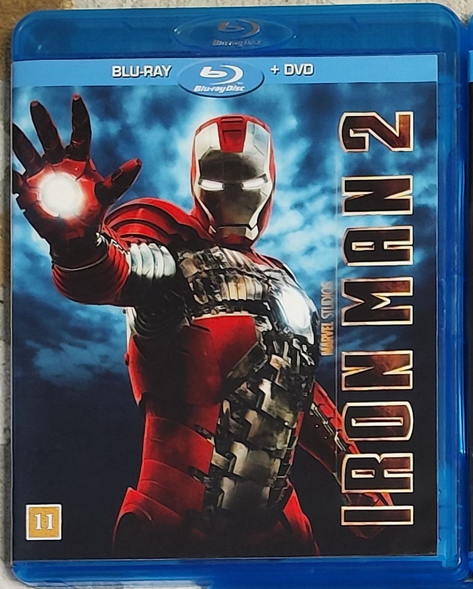 Blueray multiformat elokuva: Iron Man 2 (2BDR + 1DVD)