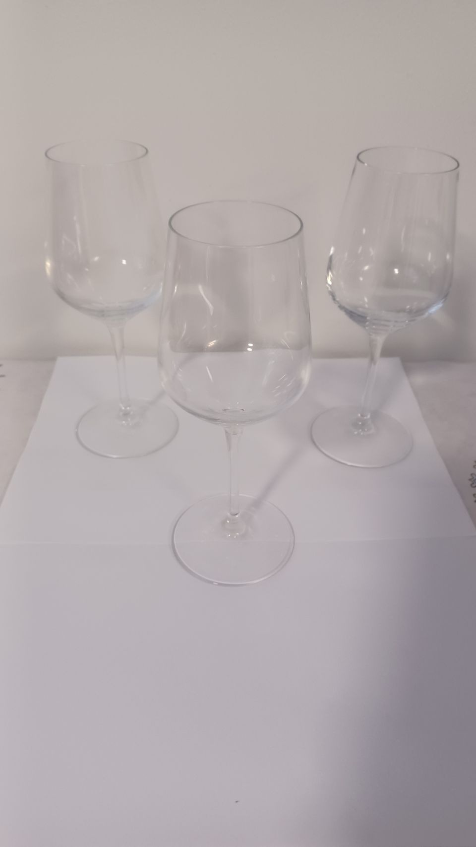 Large Flat Bottom Fine Cristal wine Glass