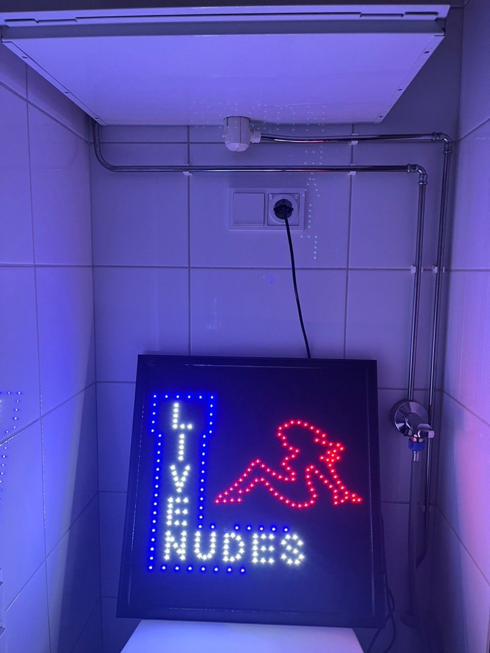 Live nudes LED taulu