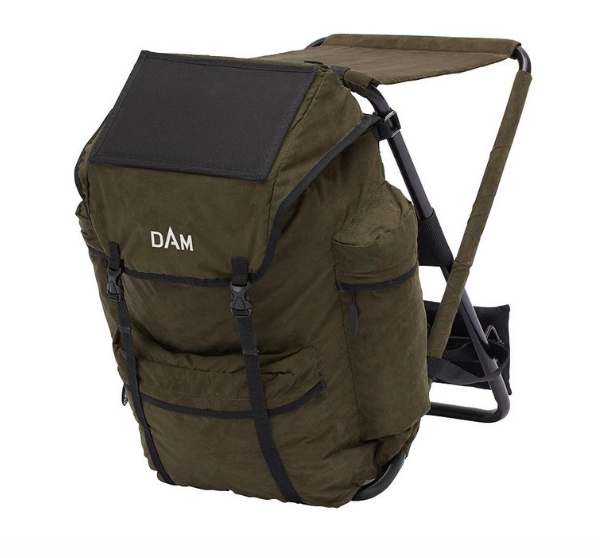 Uusi DAM Hunter Wide Backpack Chair -reppujakkara
