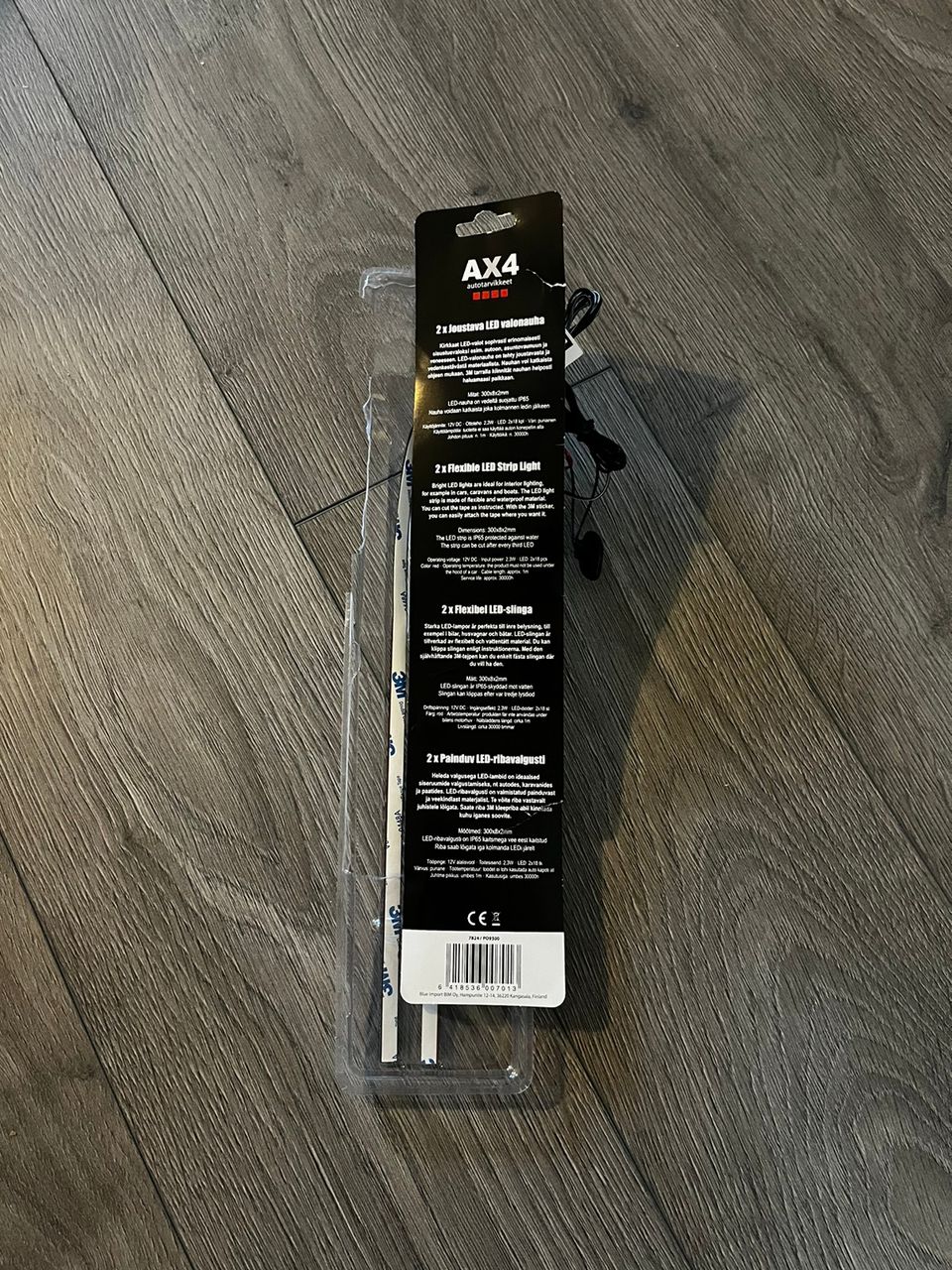 AX4 2 x Joustava LED valonauha