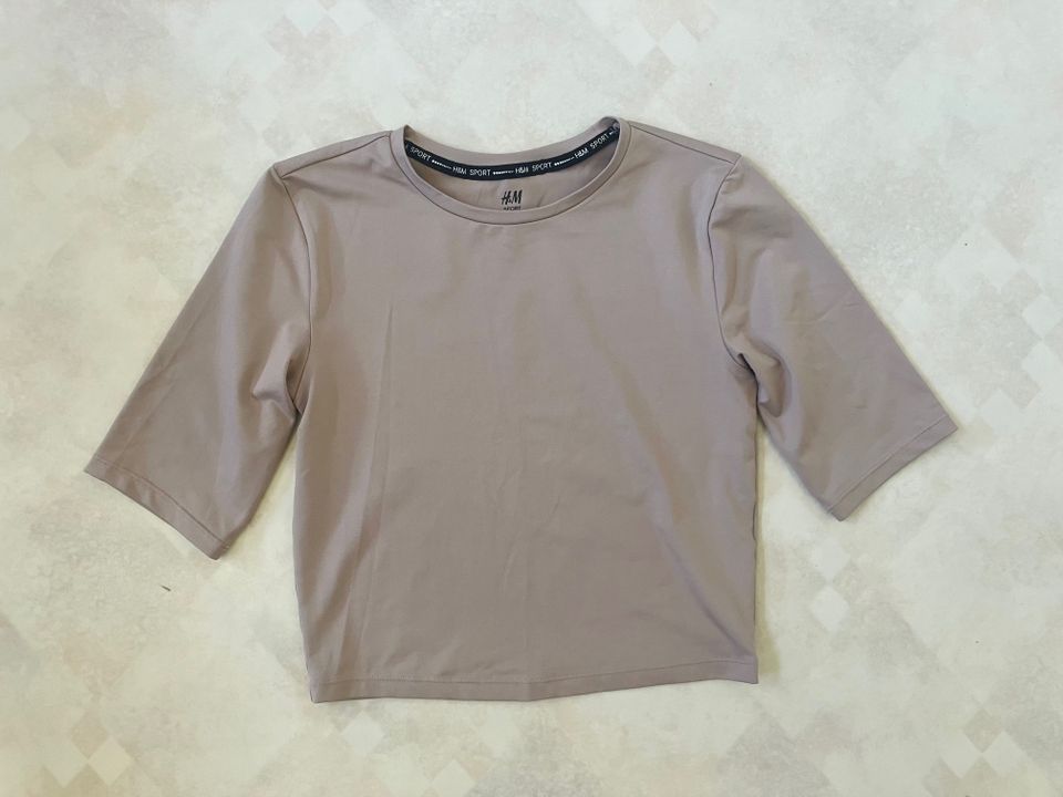 H&M beige treenipusero, S (uusi!)