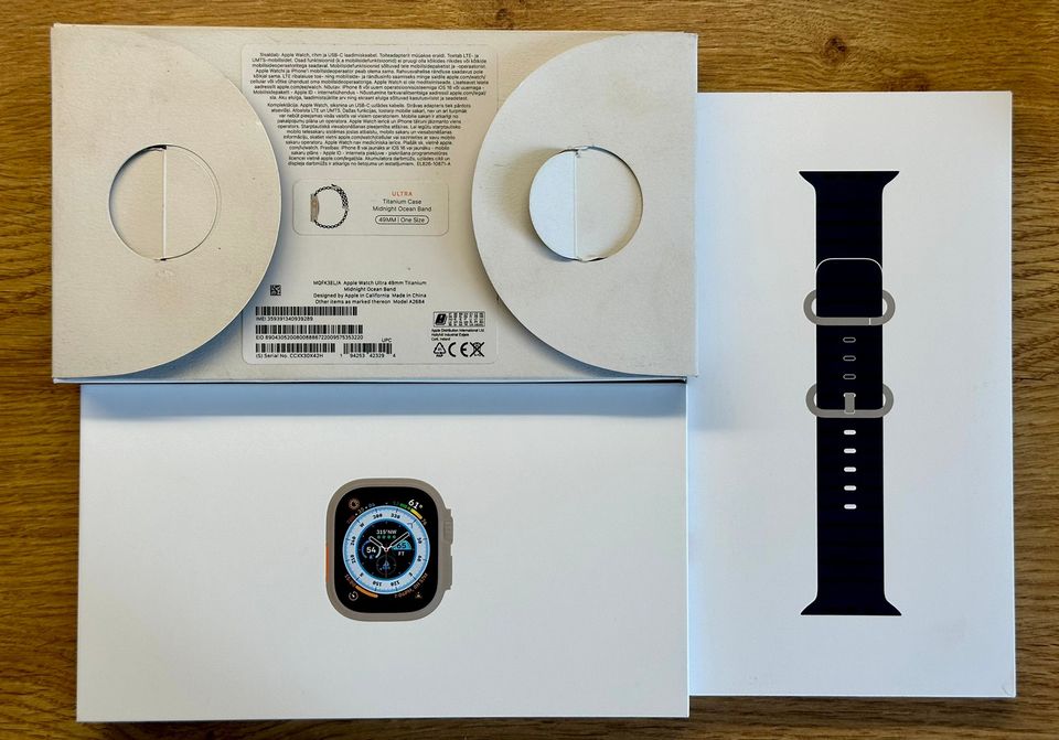 Apple Watch Ultra 1gen 49mm Titanium LTE as new