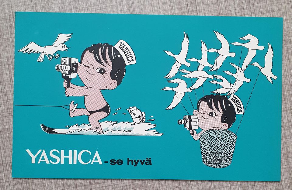 Yashica-mainosjuliste 1965-70