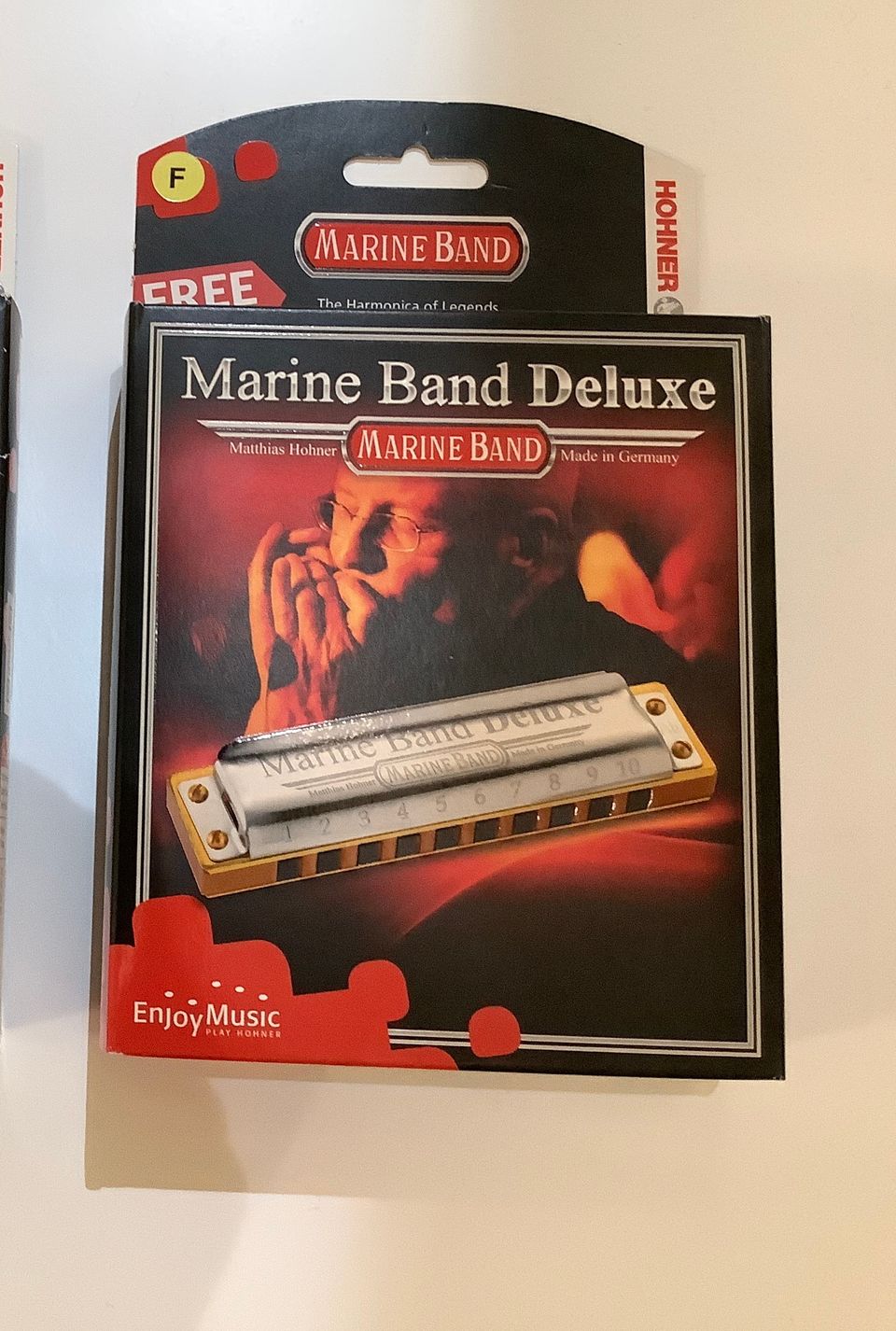 Hohner Marine Band Deluxe huuliharppu F-vire