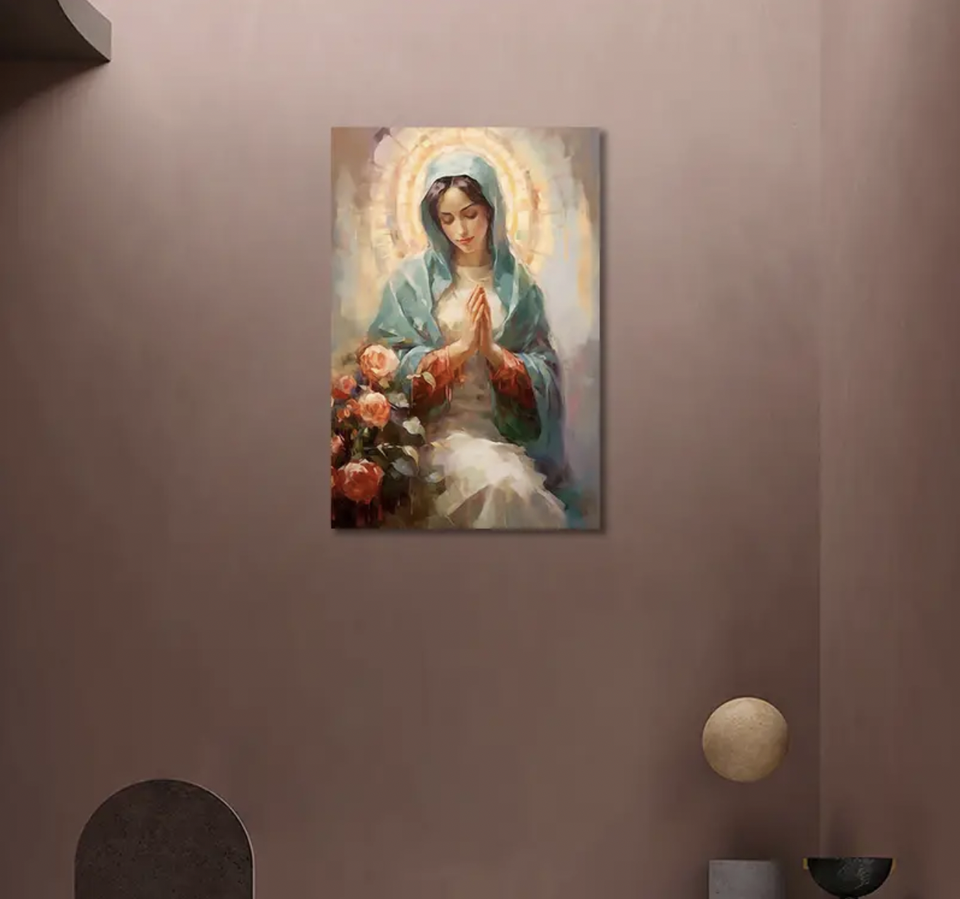 Exquisite Oil Painting of Mary: A Timeless Masterpiece