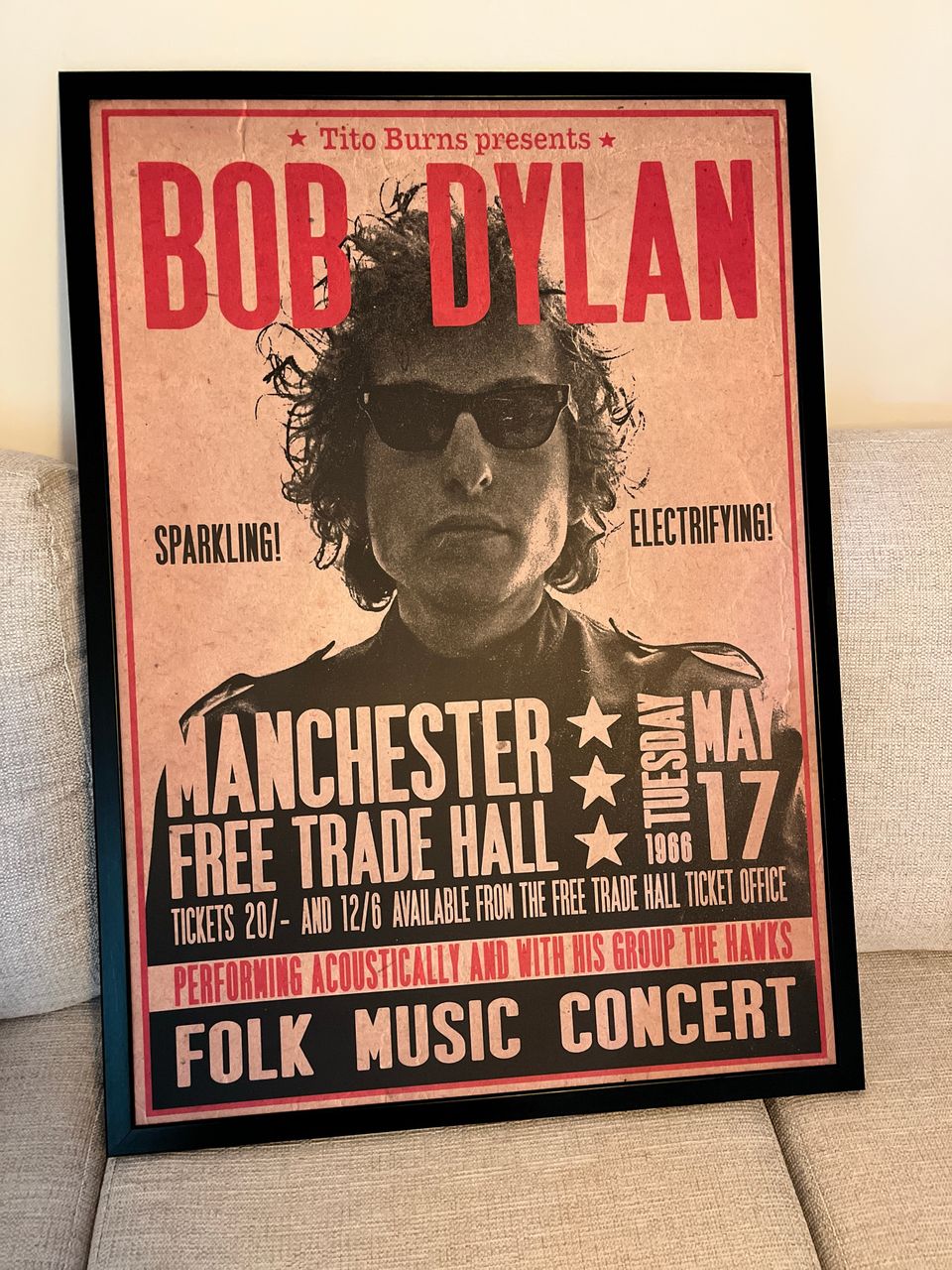 Bob Dylan -keikkajulistetaulu