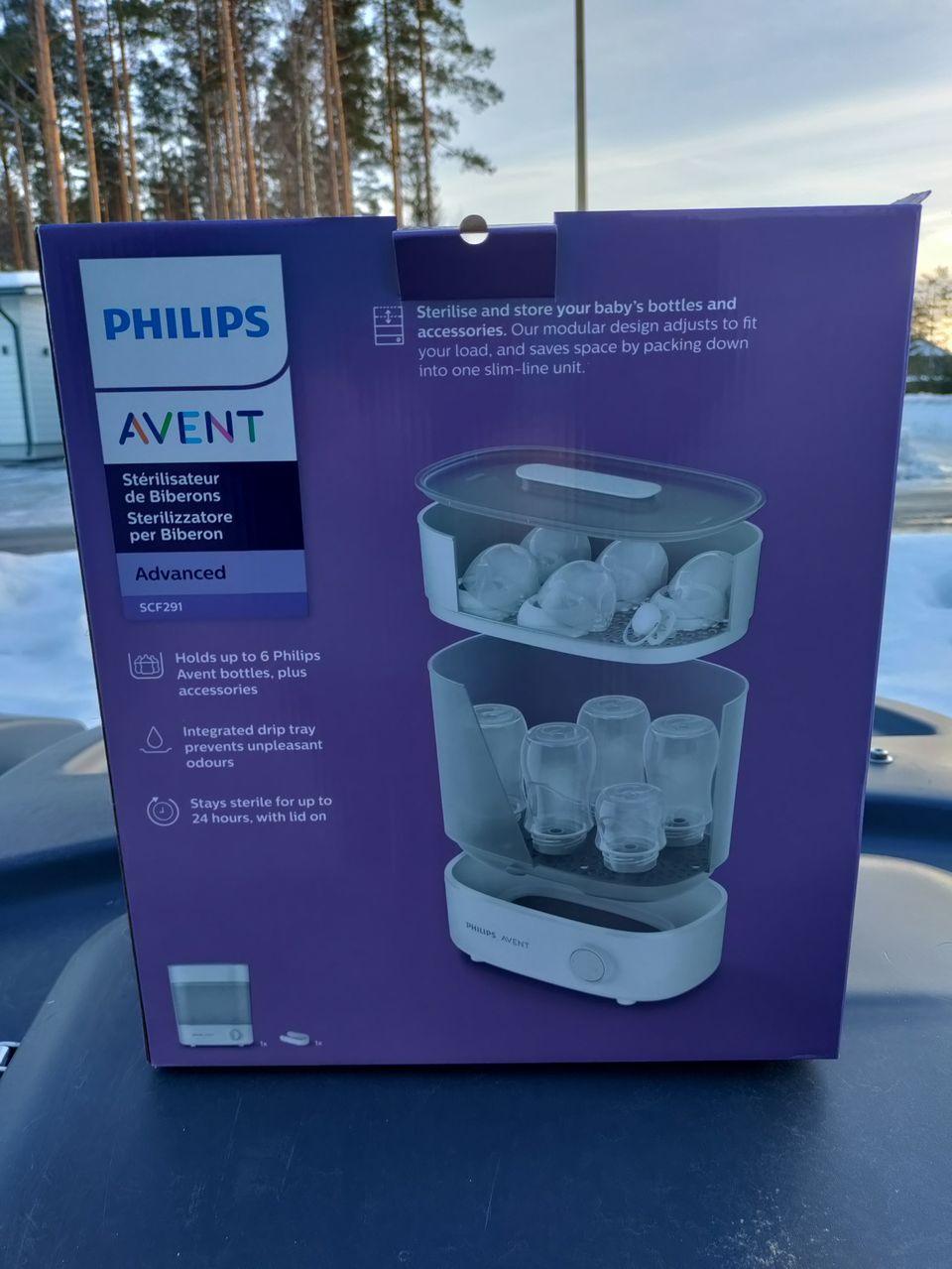 Philips Avent tuttipullojen strerilisoija