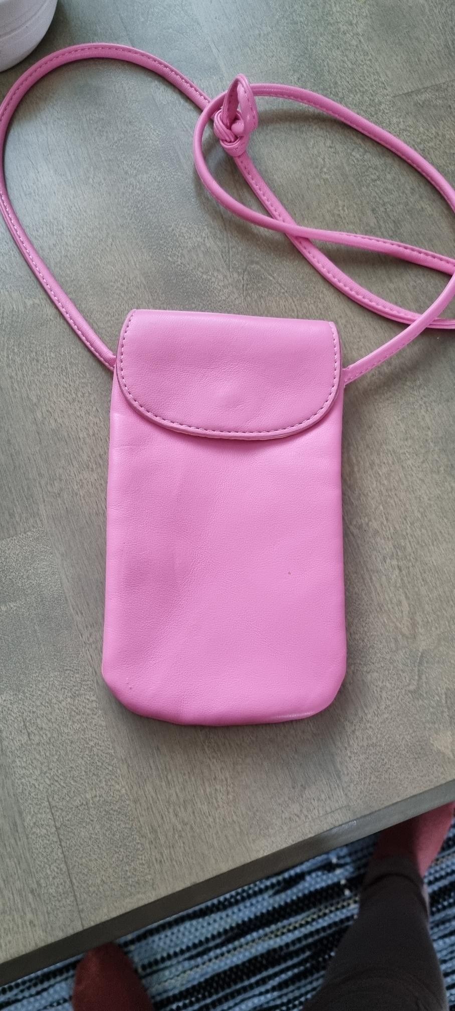 Pinkki Puhelin laukku