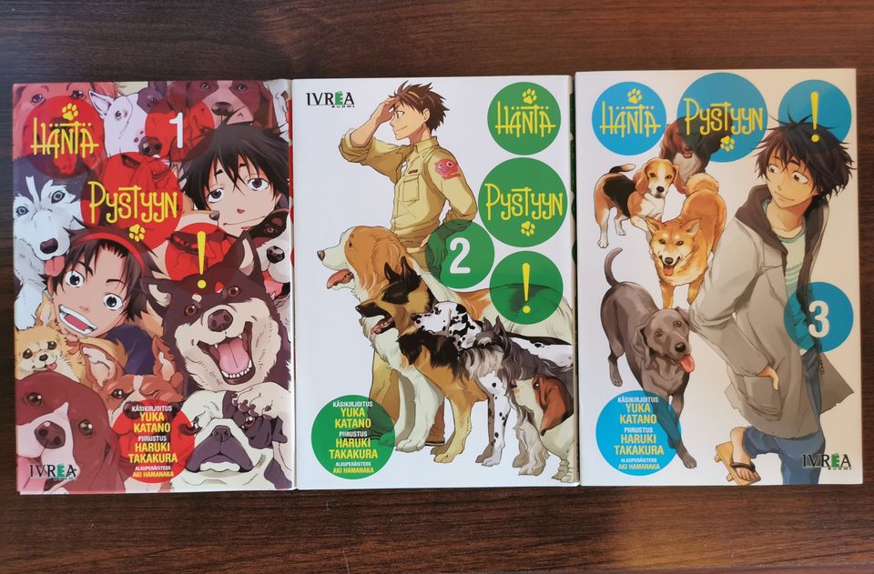 Häntä Pystyyn! Manga 1-3